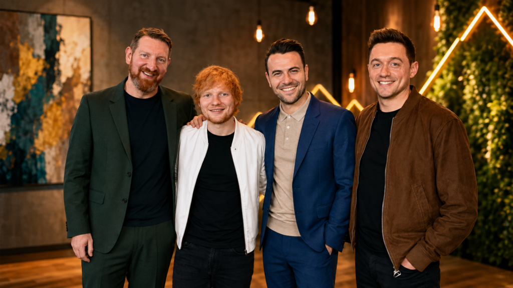 Sean Connolly and Ed Sheeran