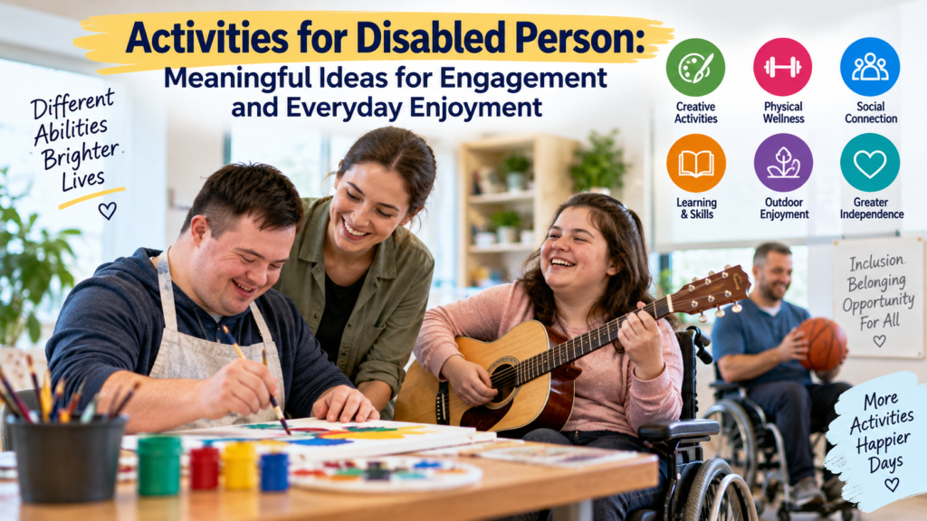 Activities for Disabled Person