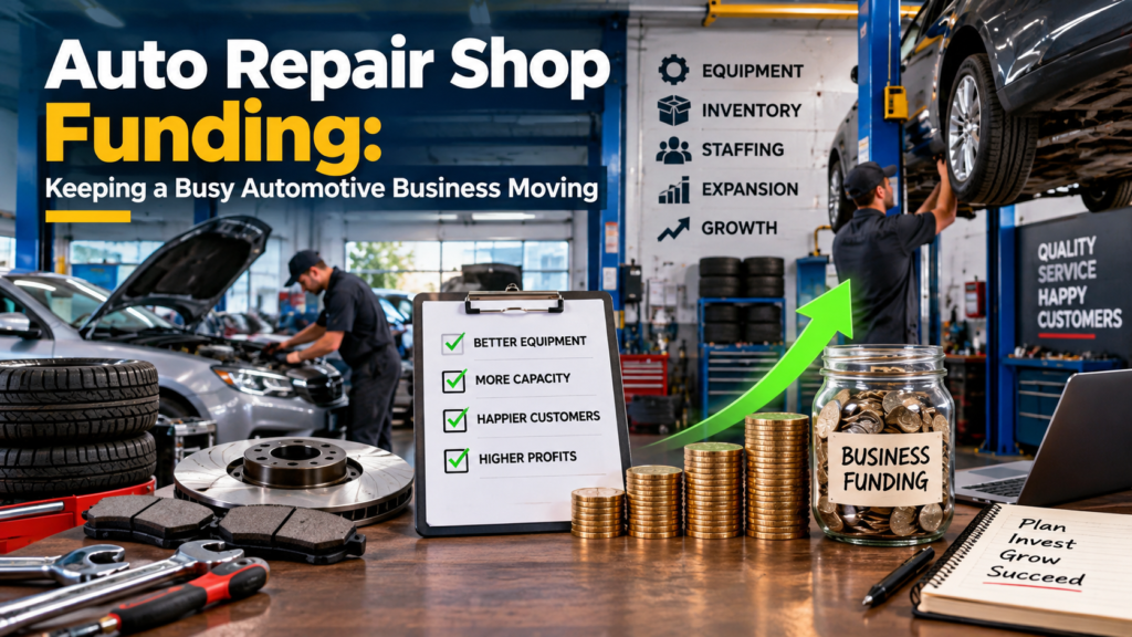 Auto Repair Shop Funding