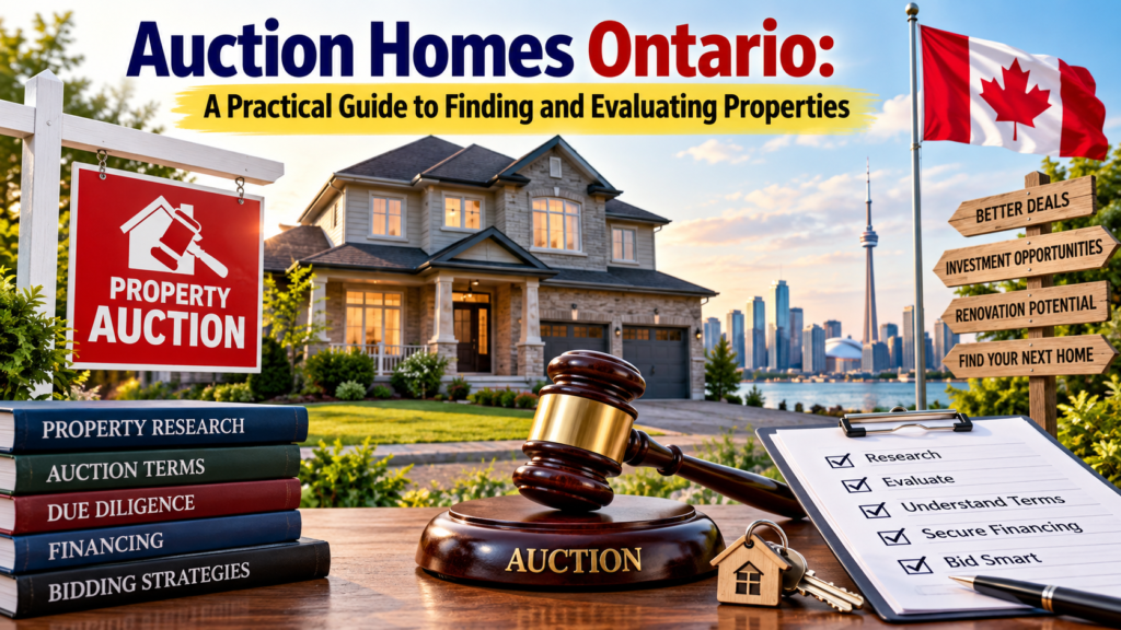 auction homes Ontario