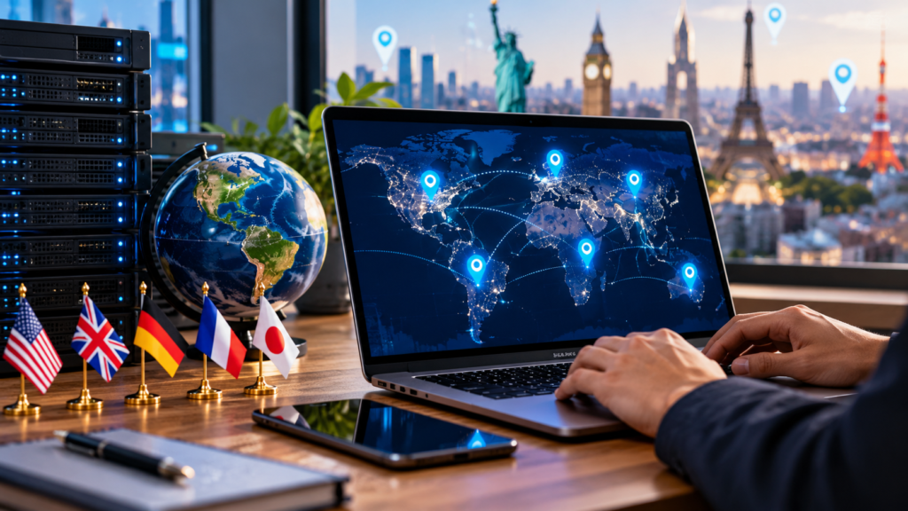 proxies for website localization testing